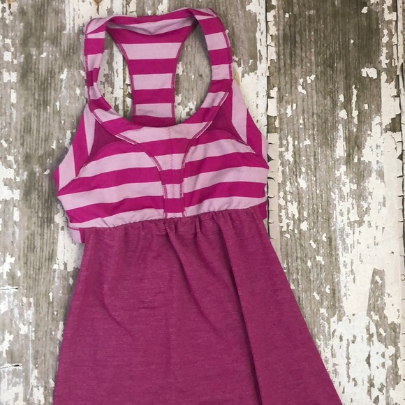 lululemon athletica Tops - Lululemon Striped Workout Tank